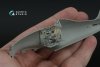 Quinta Studio QD48466 Macchi MC.200 Saetta (Early) 3D-Printed coloured Interior on decal paper (Italeri) 1/48